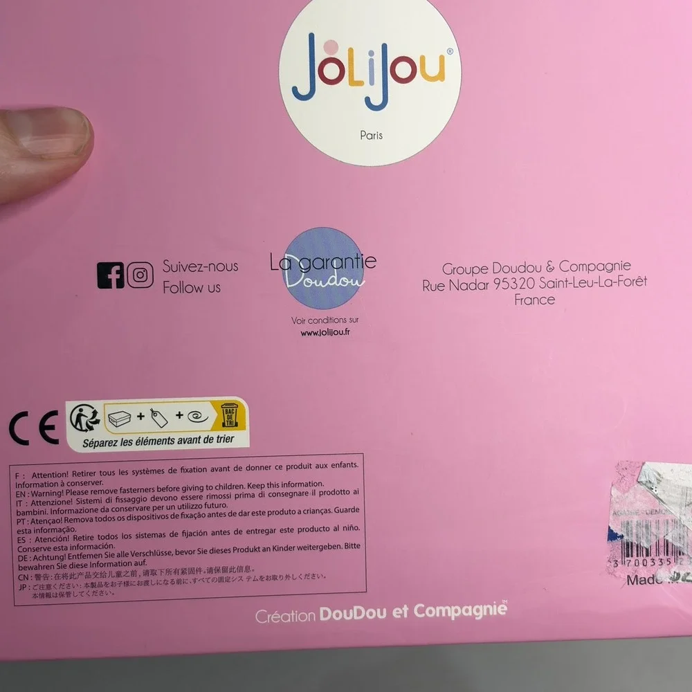 JoliJou Paris Les Demoiselles Princess Ballerina Doll New In Box READ
